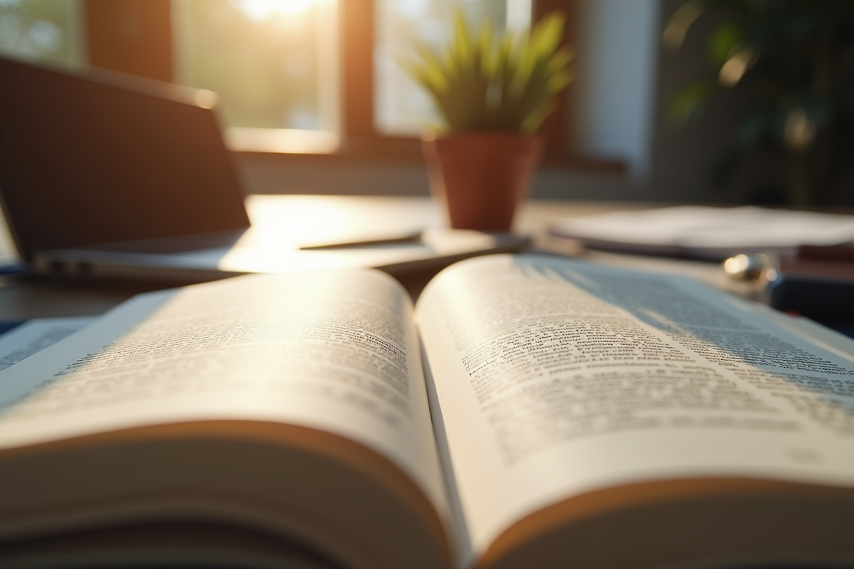 Livre de droit civil ouvert avec article 12311 visible